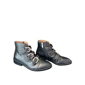 Black Lace-Up Ankle Boots | Gothic Y2K Biker Core